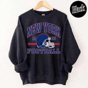 New York Football Retros Style Crewneck Sweatshirt 159